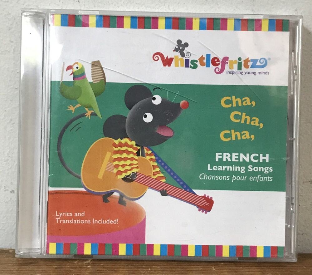 Whistlefritz Cha Cha Cha French Learning Songs Musical Audio CD